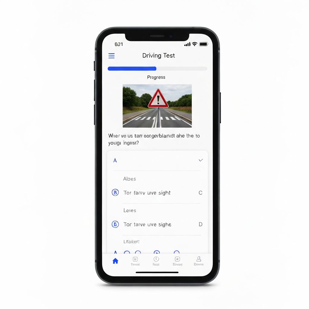 Topic selection screen